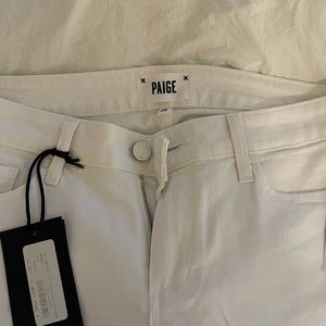 White PAIGE skinny jeans